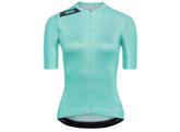 Jersey De Ciclismo M/C Mujer Suarez Solid Cream Turquoise